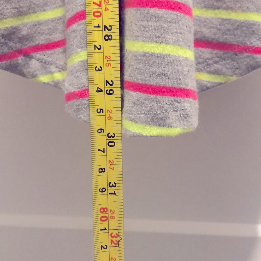 [Maurices] Neon Pink/Yellow Striped Racerback Mini Dress - Women's Size Medium - Picture 12 of 12